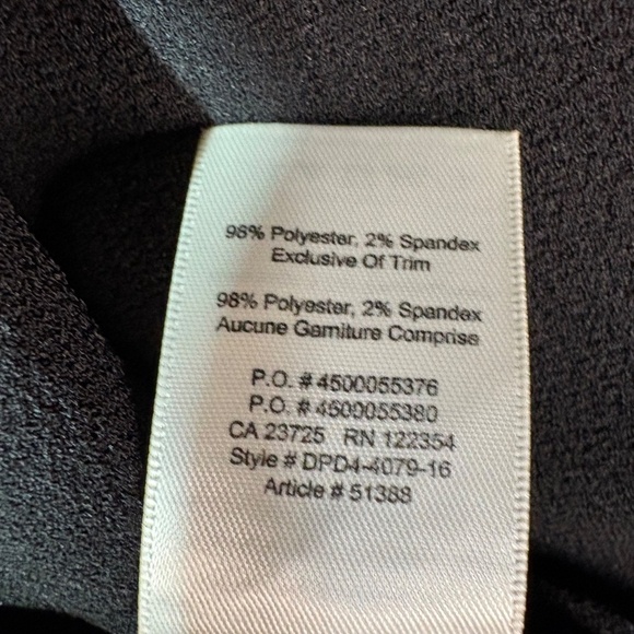 ARITZIA Wilfred Black Chevalier Blazer Open Front Unstructured 3/4 Sleeves Sz 4 - Picture 8 of 10